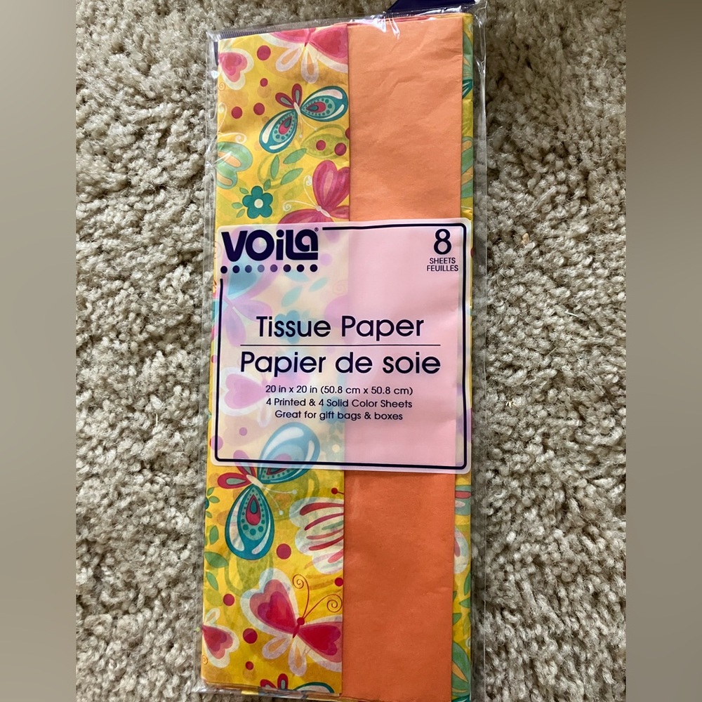 Voila 8 Sheets Tissue Paper